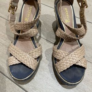 Sperry wedges size 6 $12